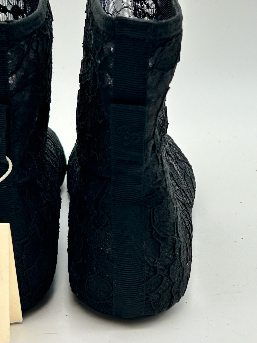 NWT Brave Pudding Black “Evening Strolls” Lace Booties - Picture 5 of 10